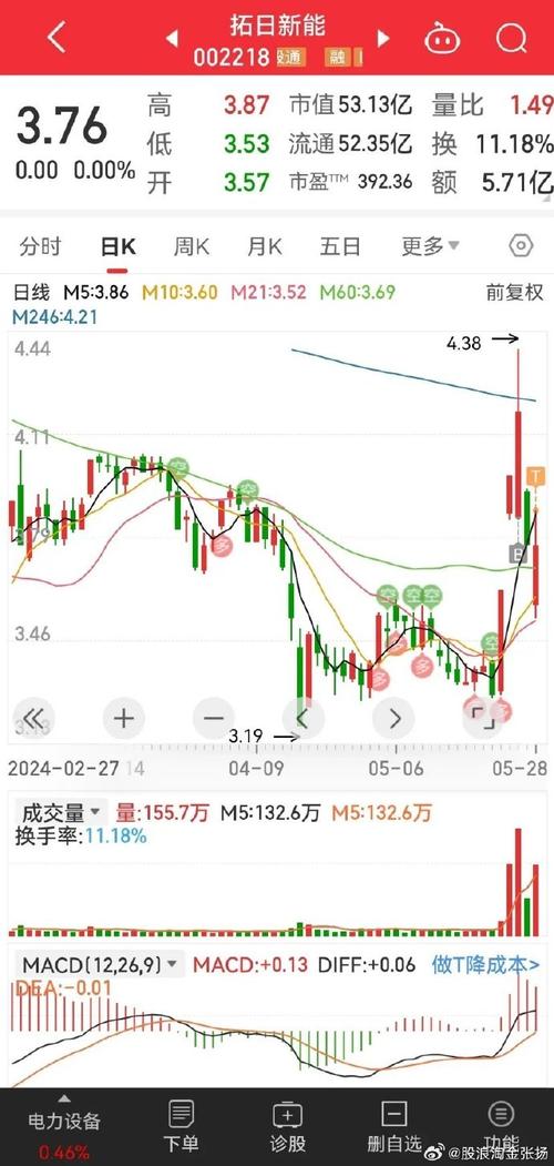 拓日新能1月10日打开跌停